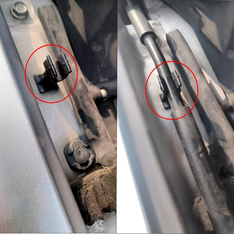 2PCS Hood Support Rod Clamp for Car SUV Door SUV Gray Durable