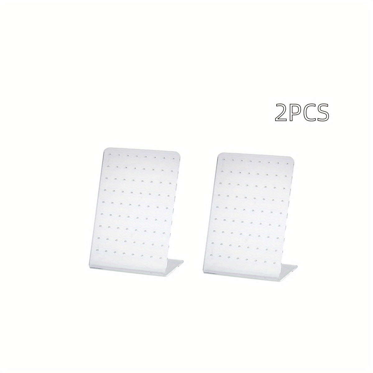 Organizador de pendientes de acrílico con 72 agujeros, caja compacta de almacenamiento de joyas