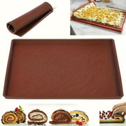 One-Piece Swiss Roll Silicone Baking Mat Non-Stick Reusable Heat-Resistant