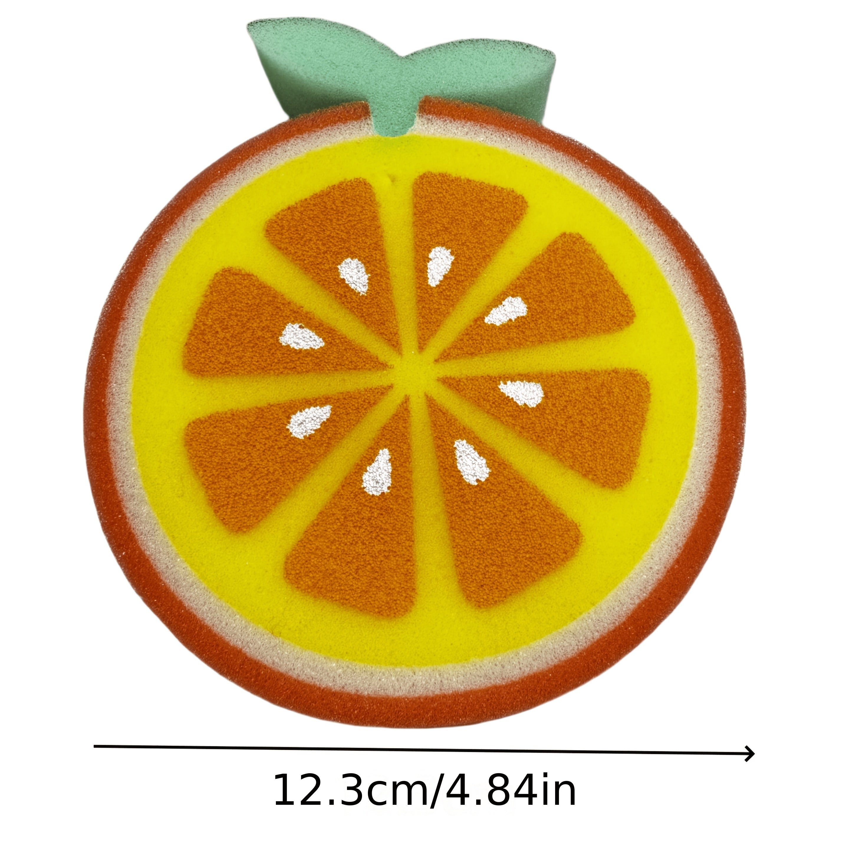 4 ta meva shaklidagi tozalash gubkalari poliuretan materialidan tayyorlangan. Ushbu ko'p maqsadli tozalash padlari oshxonada, hammomda, idishlarda, avtomobil yuvishda va supermarketda foydalanish uchun mukammaldir. To'plamda nok, apelsin, ajdar meva va
