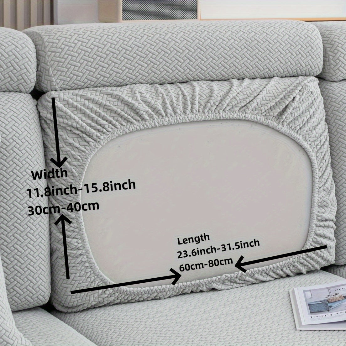 Checkered Polar Fleece Sofa Cover Universal Fit Machine Washable Multi-Purpose