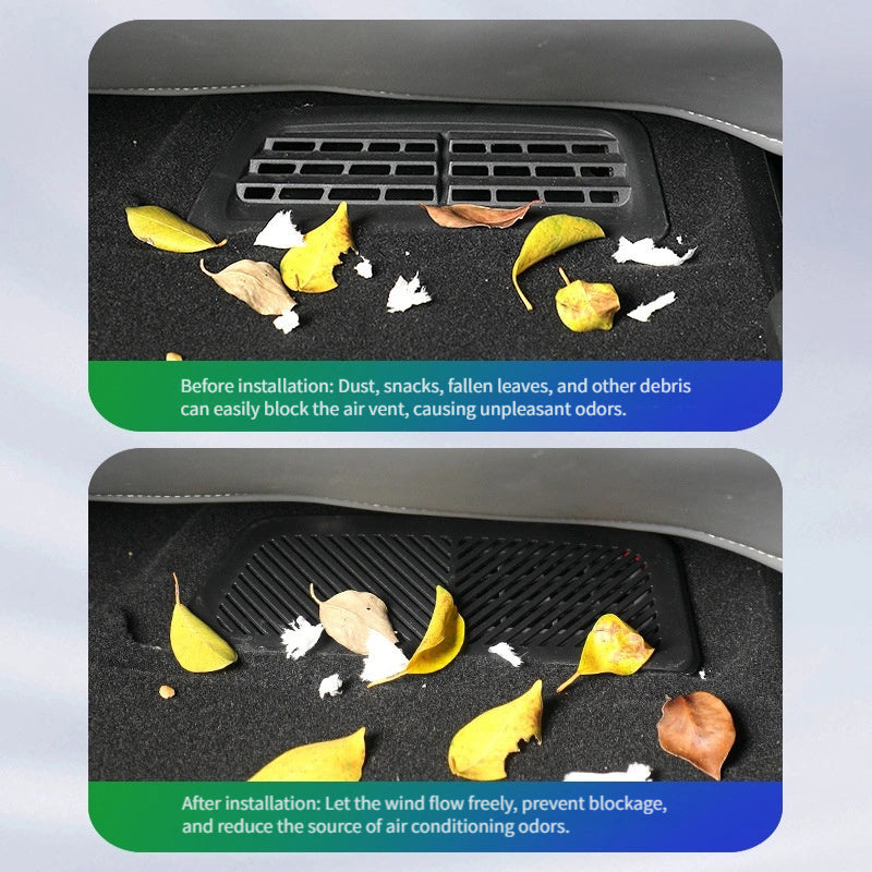 Universal Car Seat Vent Protector ABS Dustproof Cover for Sedan Interior