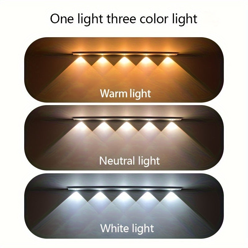 Wireless LED Motion Sensor Lights No Wiring Needed for Indoor and Outdoor Use