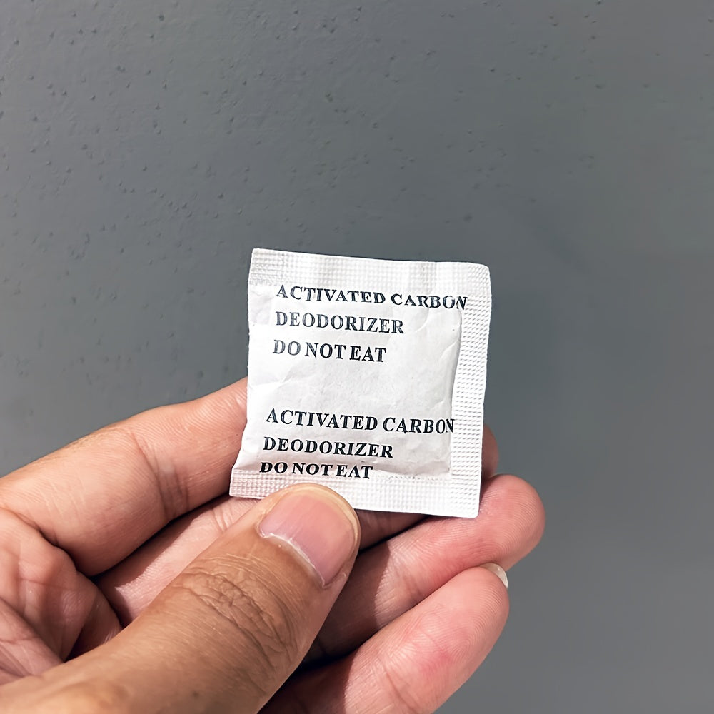 Uy, avtomobil, shkaf uchun 100 ta faollashtirilgan karbon havo tozalash sumkasi, hidi olib tashlash uchun
