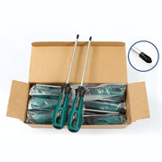 Magnetic Slotted Flat Head and Phillips Screwdriver Set, Non-Slip, 3-4 Inch