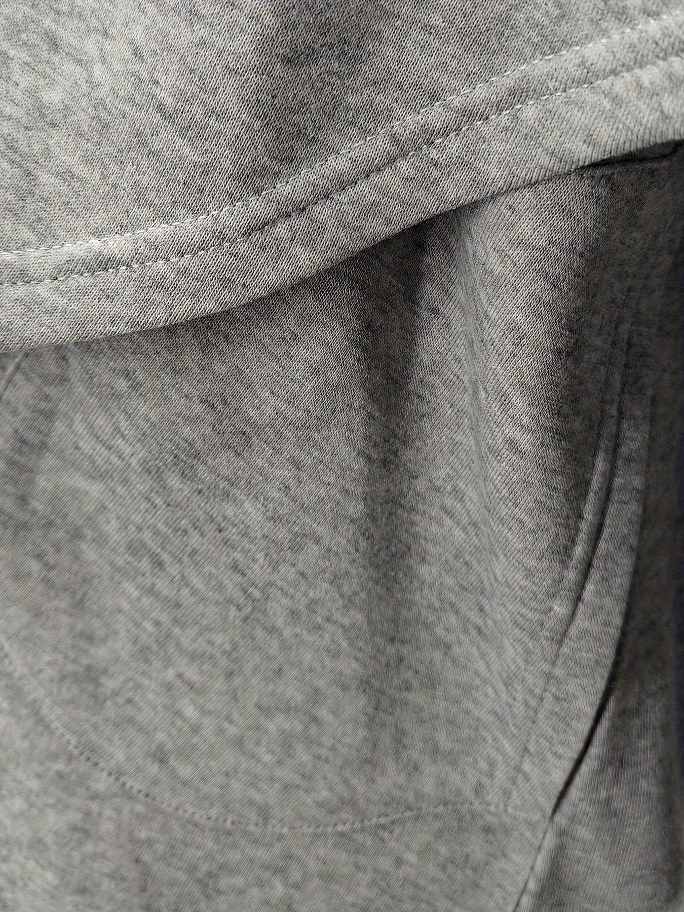 Plus Size Women’s Solid Hoodie With Pockets Long Sleeve Casual Sweater