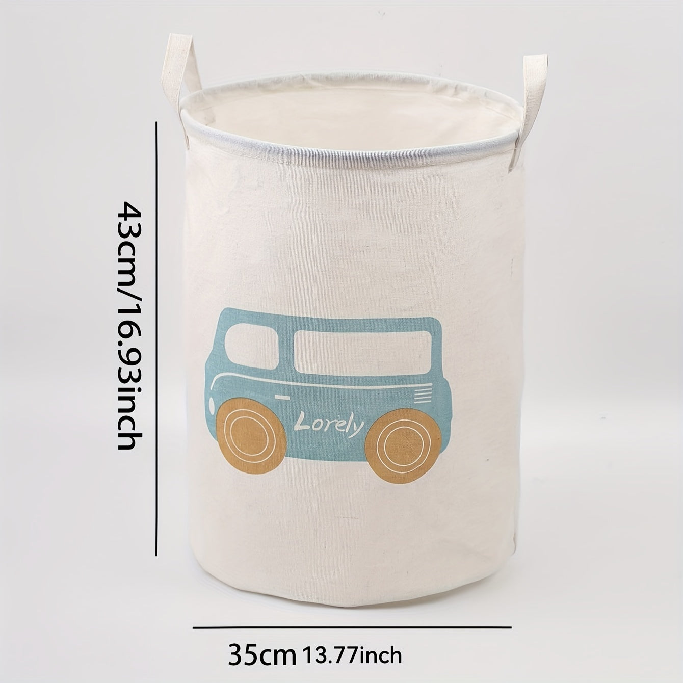 Cesta de lavandería de tela con 1 pieza de almacenamiento plegable para ropa y juguetes