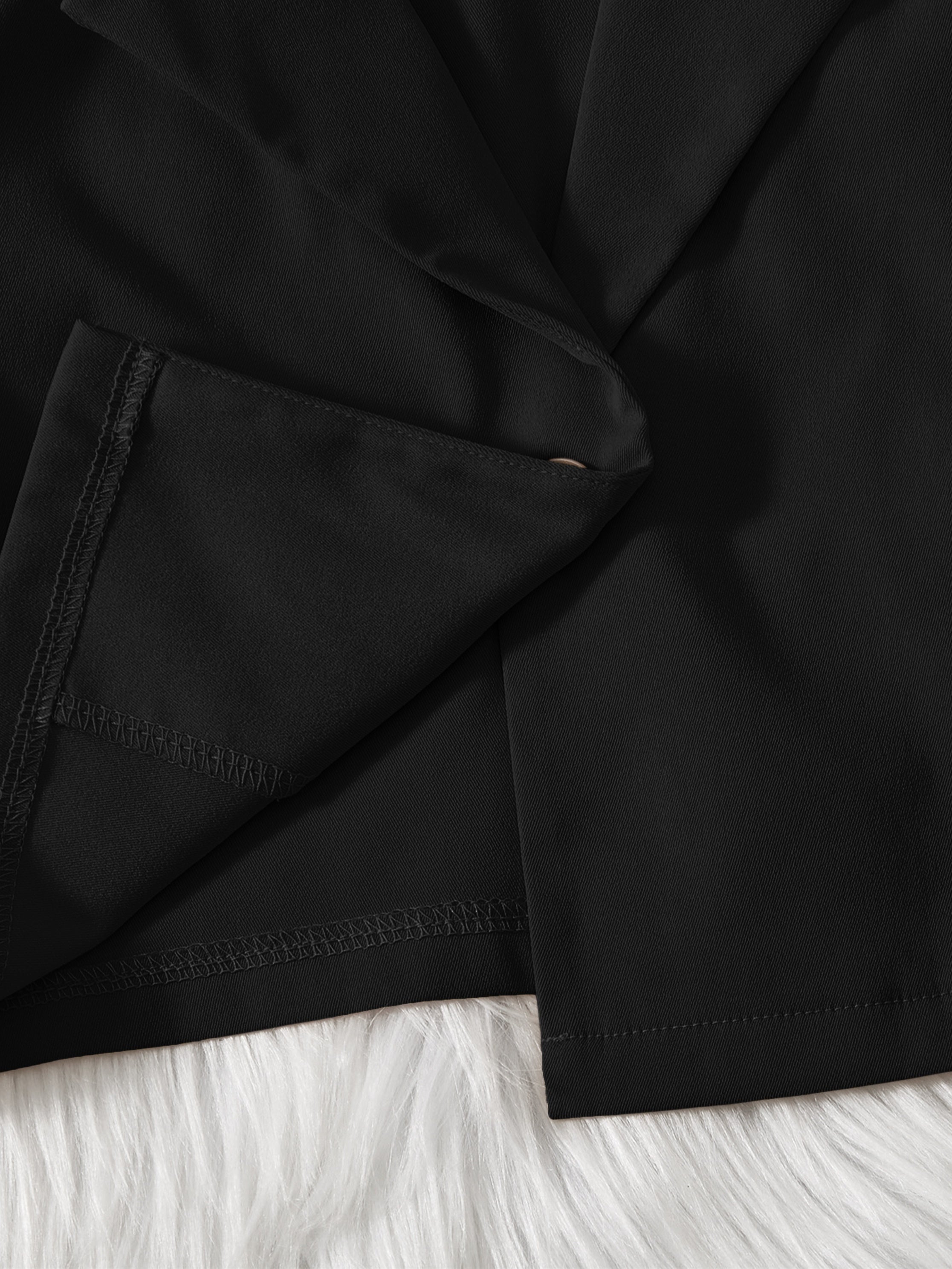 Набор одежды для девочек с пиджаком-блейзером с длинным рукавом, майкой и полосатым комбинезоном для осени и зимы