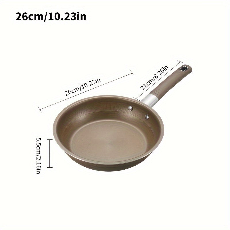 Stainless Steel Frying Pan and Wok Set with Non-Stick Pots 25.4cm 27.94cm