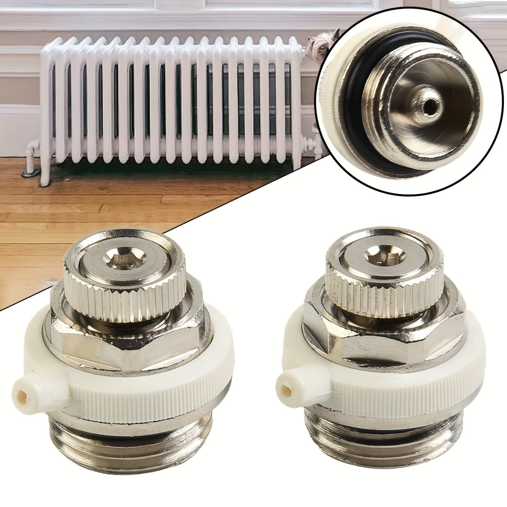 Wind Escape 4-Point Radiator Air Bleed Valve Metal Floor Heating Accessory