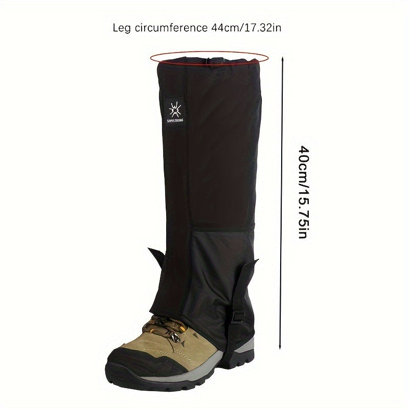 Waterproof Snow Gaiters for Hiking Walking Mountain Climbing Adjustable Fit