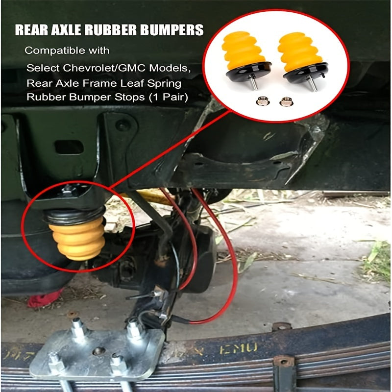 Orqa rezina bumpersi to'plami Chevy Silverado va GMC Sierra 1500 uchun