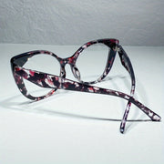 Unisex Blue Light Blocking Glasses Cat Eye Frame Clear Lenses Computer Spectacles