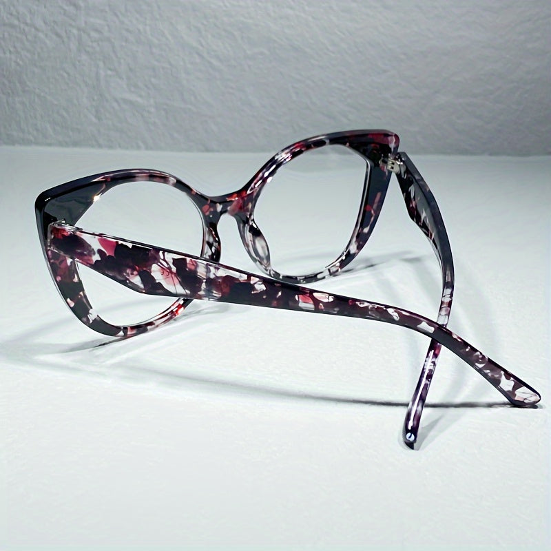 Unisex Blue Light Blocking Glasses Cat Eye Frame Clear Lenses Computer Spectacles