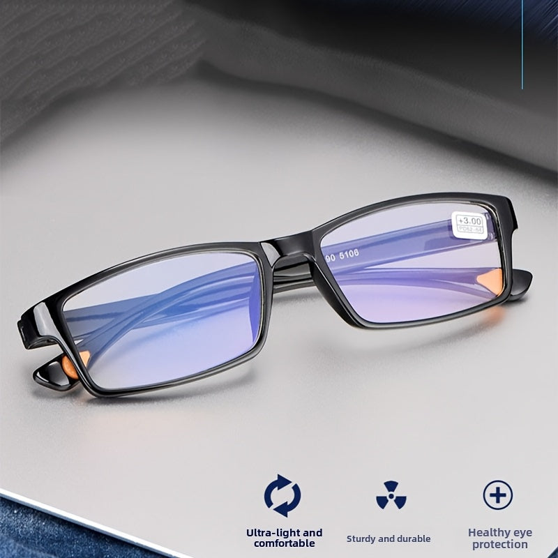 Blue Light Blocking Glasses with PC Material Lens and Spring Hinged Frame