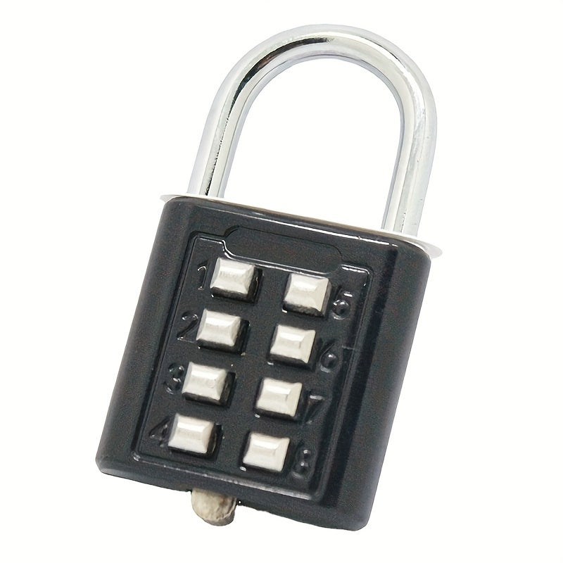 Heavy-Duty Zinc Alloy 8-Digit Combination Lock for Luggage Travel Security