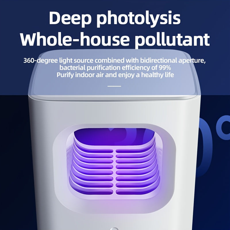 USB bilan quvvatlanadigan G1 Air Purifier: yotoq xonasi, oshxona va mehmonxonadagi hidi yo'q qiladi.
