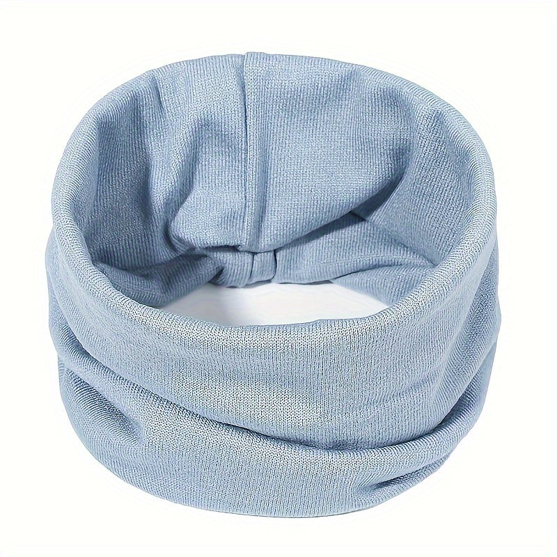 Knitted Scarves for Men and Women Warm Autumn Winter Pullover Neck Sleeves