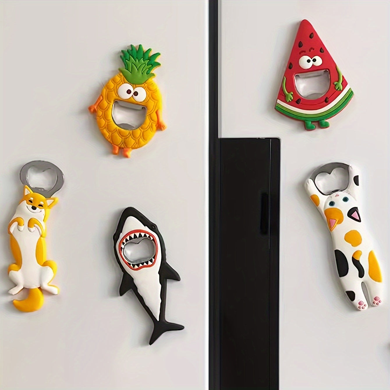 Cartoon Magnetic Bottle Opener for Home Outdoor Wedding Use