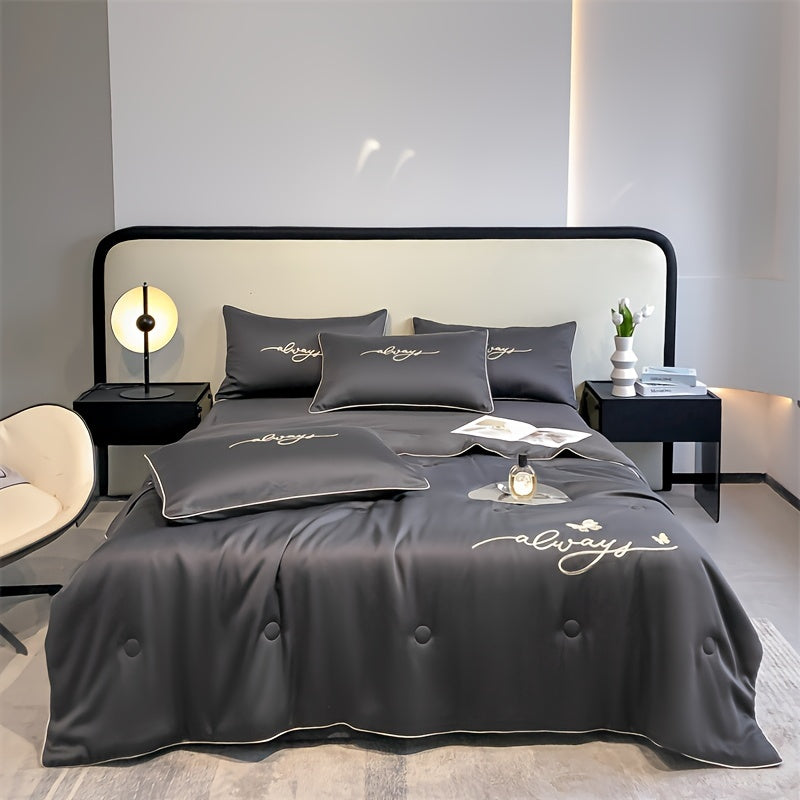 Summer Cooling Quilt Lightweight Breathable Blanket for Bedroom Dorm Rooms