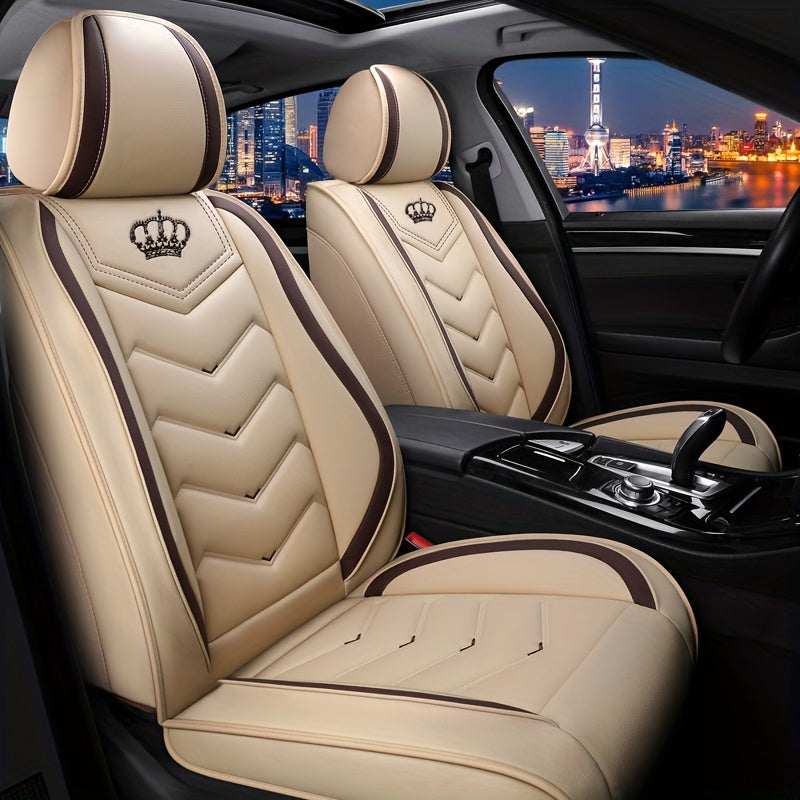 Full Cover Car Seat Covers for Women and Families Waterproof Scratch-Resistant