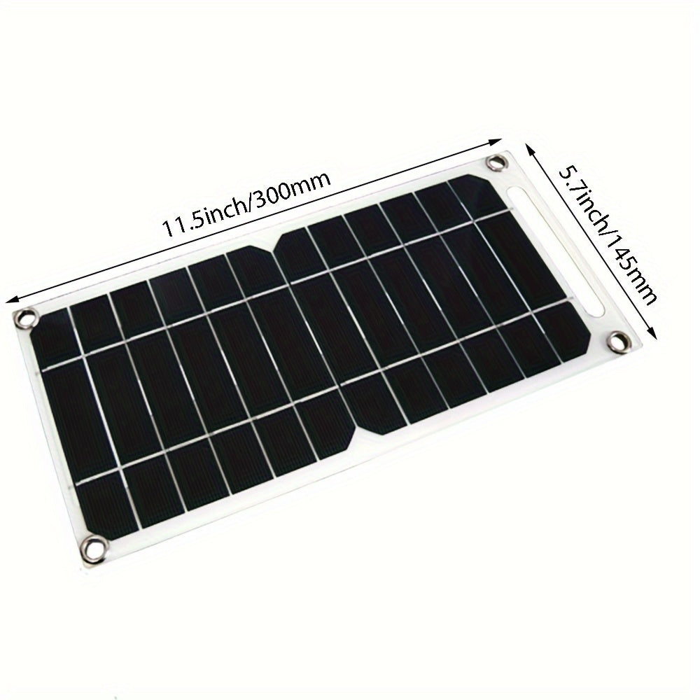 Portable 20W Solar Panel with USB Flexible Outdoor Camping Battery Charger