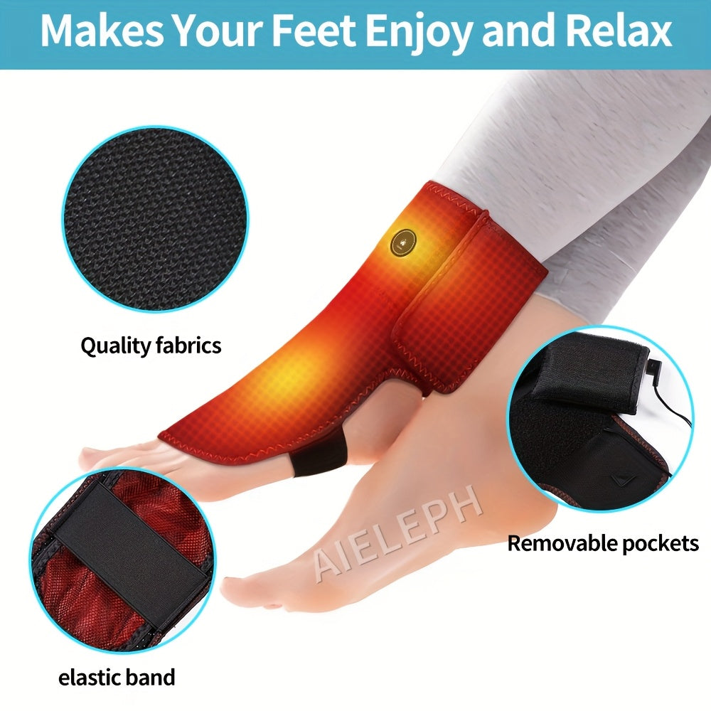 USB tizzaga isitish padlari, 3 ta titrash sozlamalari bilan og'riqni kamaytirish uchun