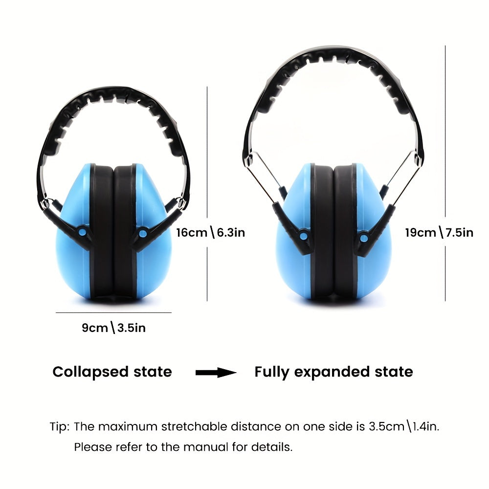 Adult Noise Reduction Earmuffs with Adjustable Hearing Protection