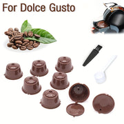 Set of 5 Coffee Pod Filters for Dolce Gusto Machines, Durable Plastic