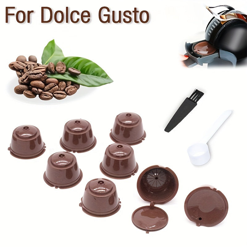 Set of 5 Coffee Pod Filters for Dolce Gusto Machines, Durable Plastic