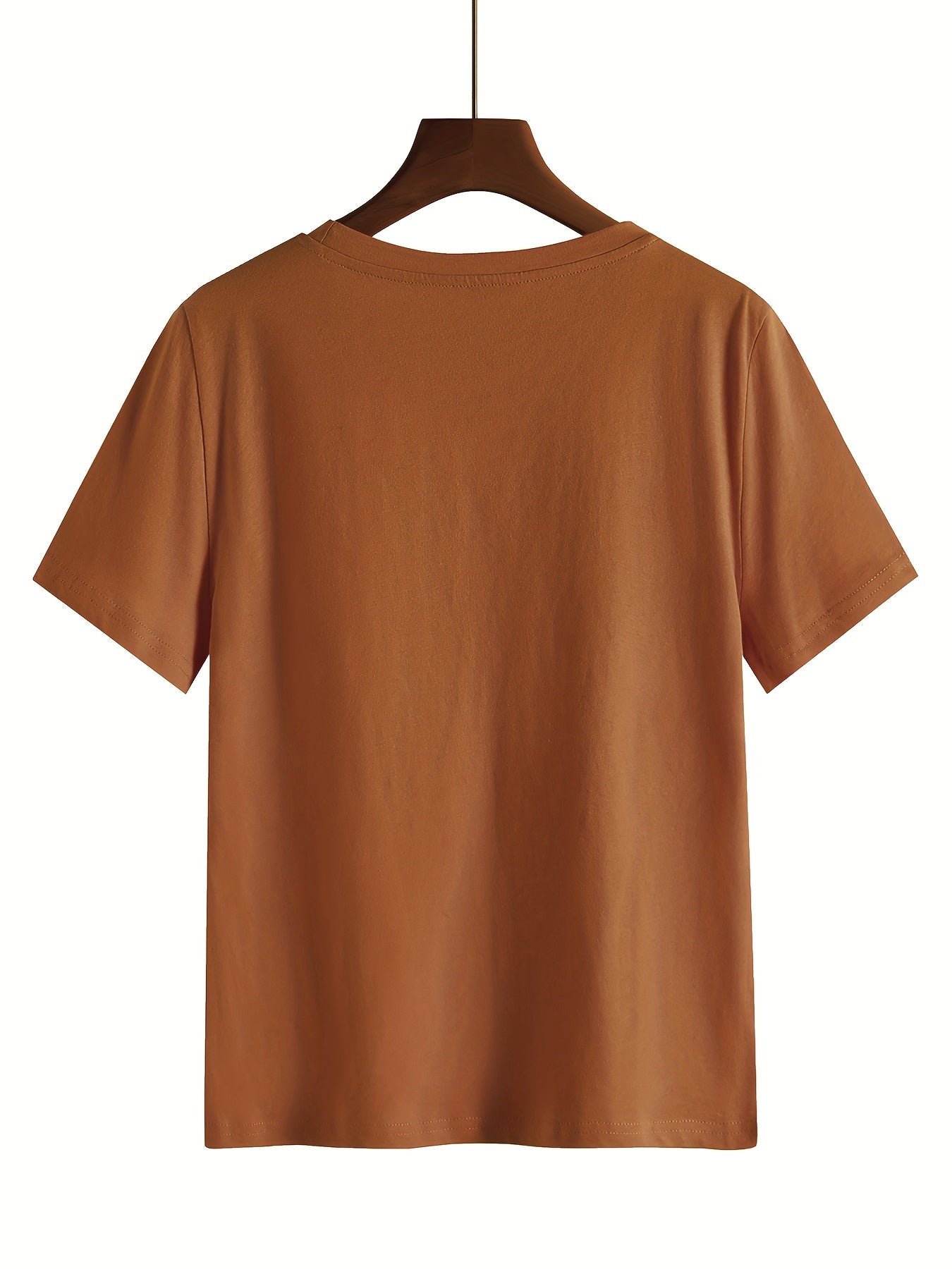 Women's V-Neck T-Shirt with Pocket Short Sleeve Casual Summer Top