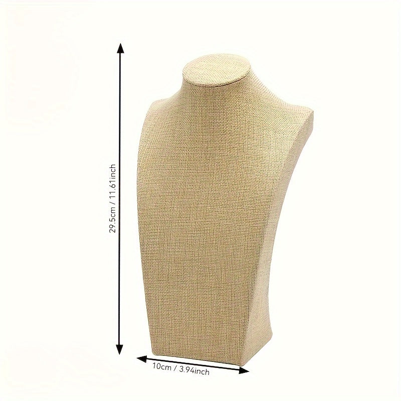 Манекен для демонстрации из полиэфирного волокна для украшений и аксессуаров, модель шеи