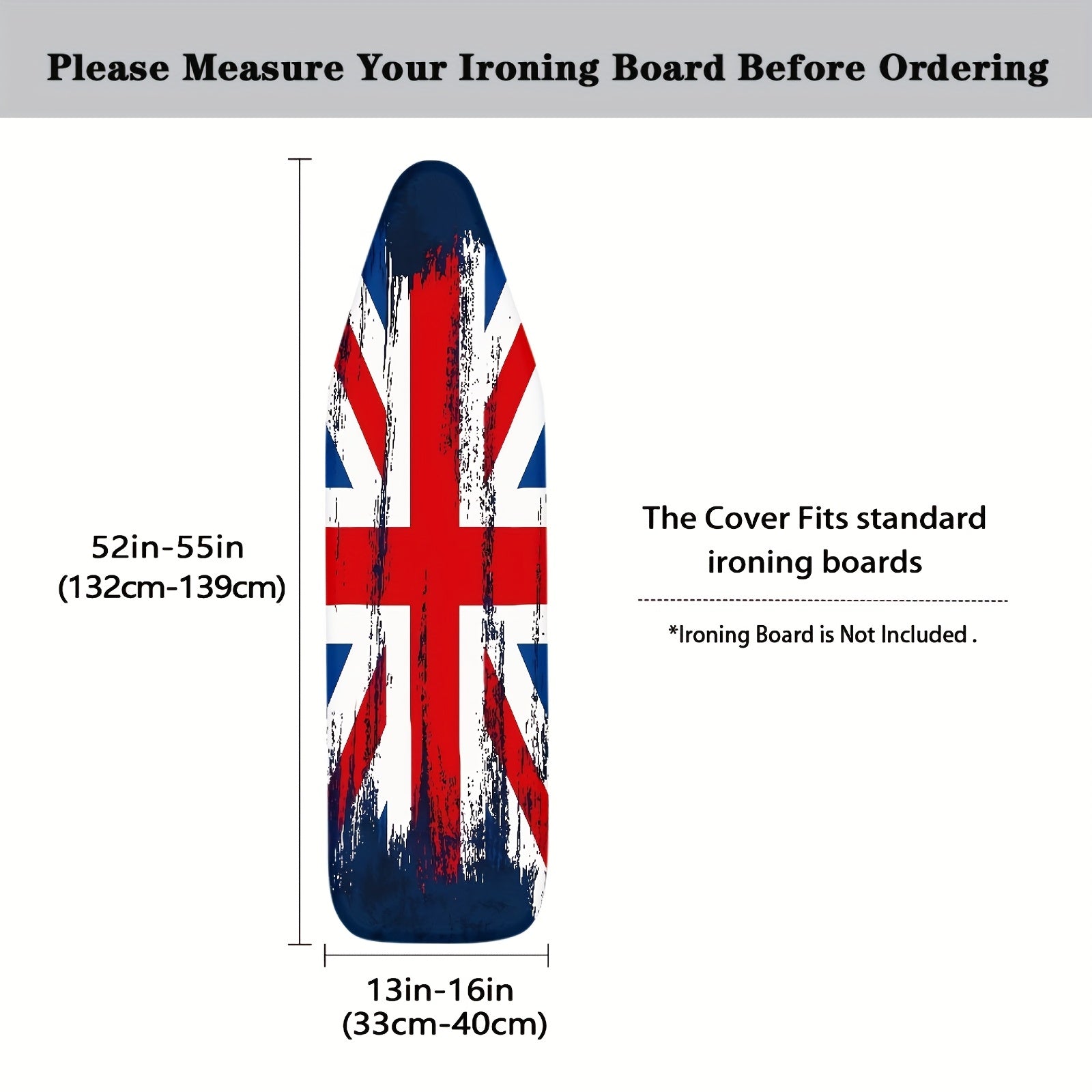 Vintage Union Jack temir daftarini yopish, issiqqa chidamli, bardoshli, Britaniya bayrog'i dizayni
