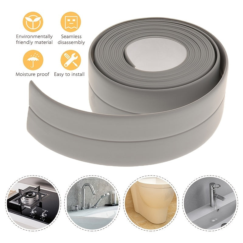 Self-Adhesive Caulk Tape for Bathroom and Kitchen Sealing, Waterproof, Flexible