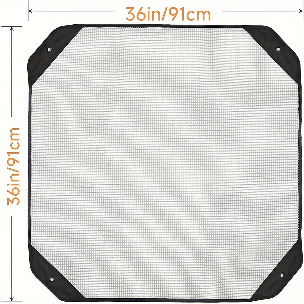 Funda para aire acondicionado gris claro con protector de malla, múltiples tamaños, incluye 4 cuerdas elásticas