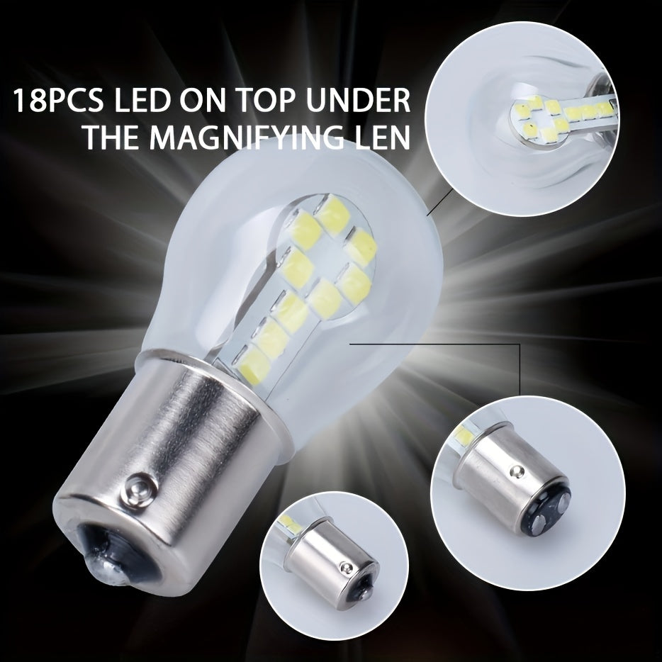 Luces de señal de giro y freno LED de vidrio resistente a altas temperaturas para coches 12V