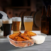 32-Pack 12oz Disposable Plastic Nacho Trays for Dips, Movie Nights, Parties