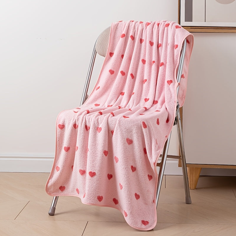 Poliester jakard yurak shaklidagi sochiq to'plami, 320GSM, Sevgi kuni va juftlik hammomida yil davomida foydalanish uchun mukammal.