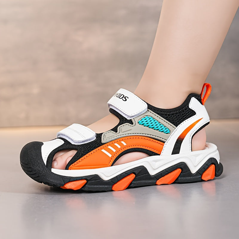 Sandalias de verano transpirables para niños, playa, exteriores, moda urbana, de caña baja, EVA, TPR