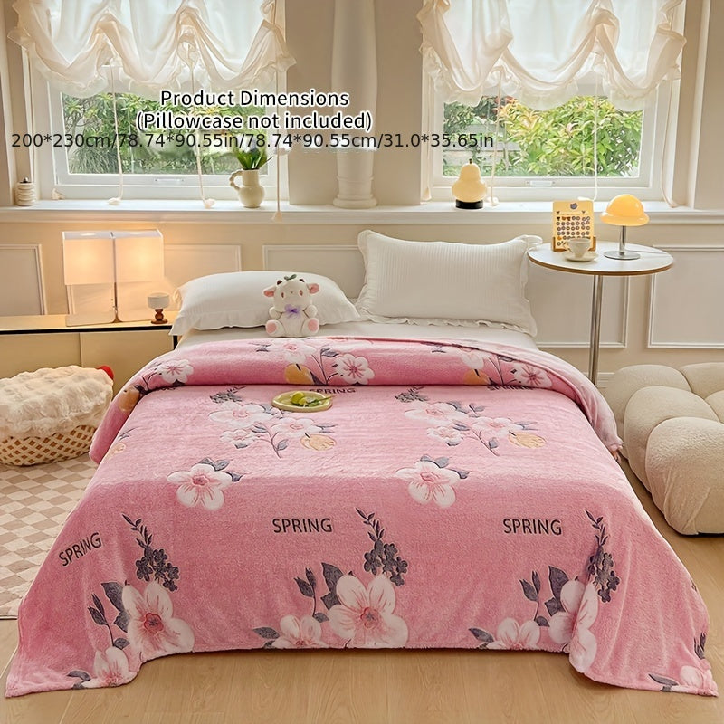 Soft Coral Fleece Throw Blanket Geometric Rainbow Design for Bed Sofa Travel