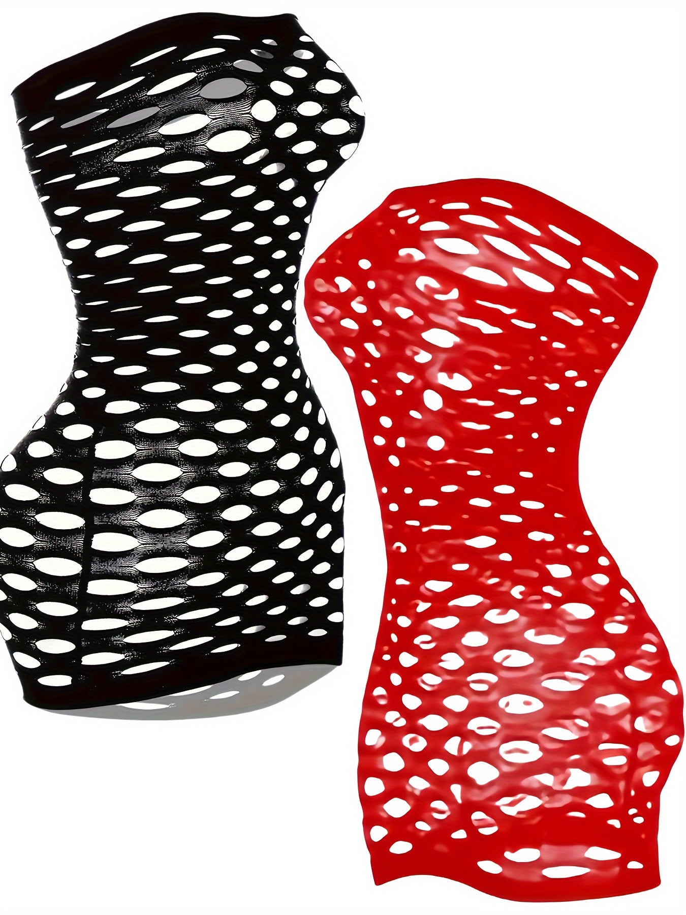 Женское платье из сетчатого кружева больших размеров без бретелек с вырезом и без рукавов