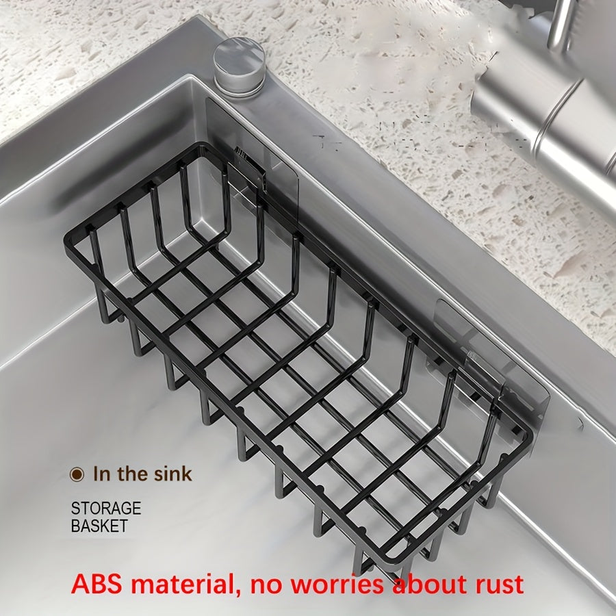 Contenedor de plástico azul para organización de despensa de cocina