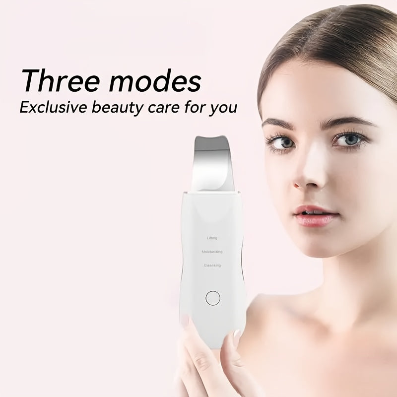 Facial Cleansing Device with 3 Modes USB Rechargeable for Women Skin Care Beauty Tool