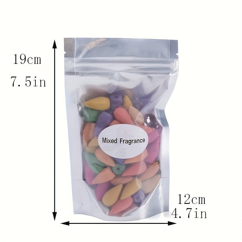 Sandalwood Rose Agarwood Incense Cones for Home Fragrance Yoga Relaxation Not Included