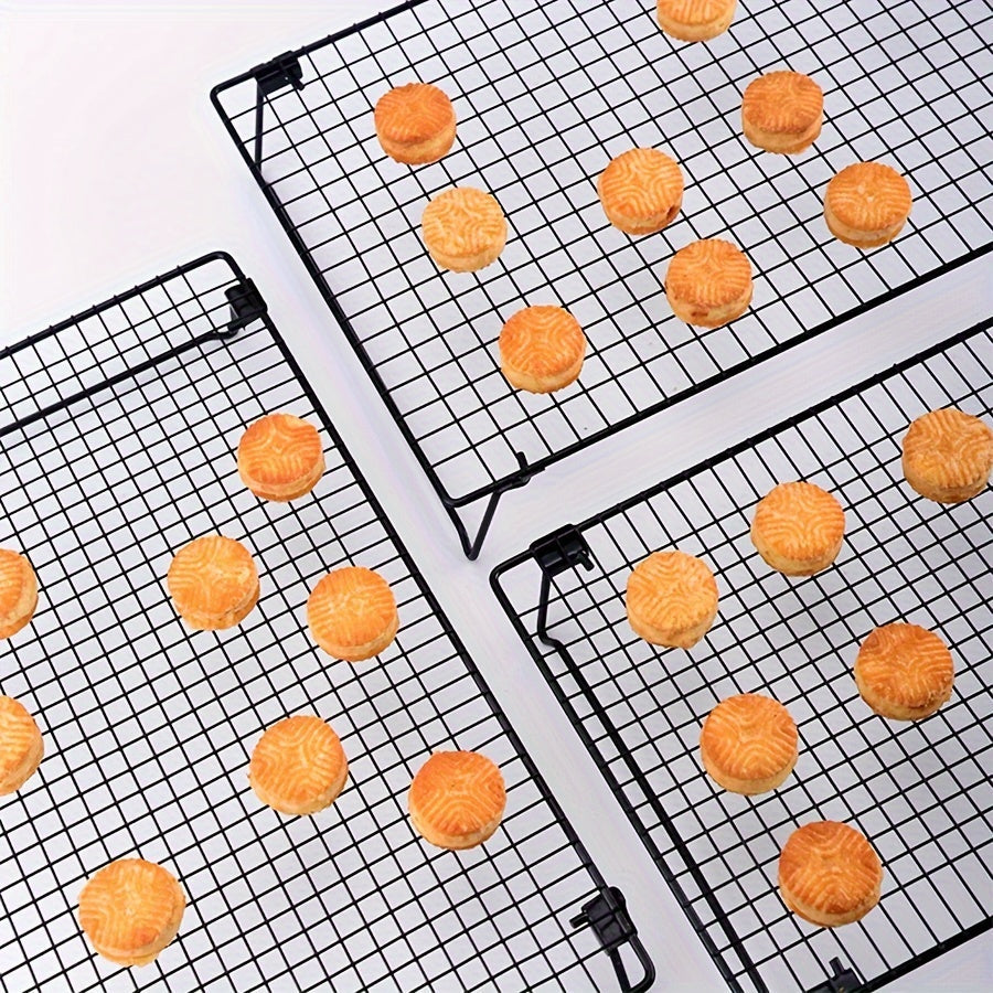 3-Tier Stainless Steel Cooling Rack Oven Safe Baking and Cooking Accessories