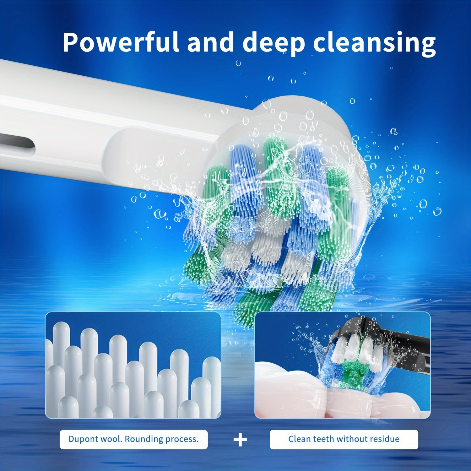 Juftliklar uchun elektr tish cho'tkasi, 3 ta rejim va sayohat qutisi bilan qayta zaryadlanuvchi