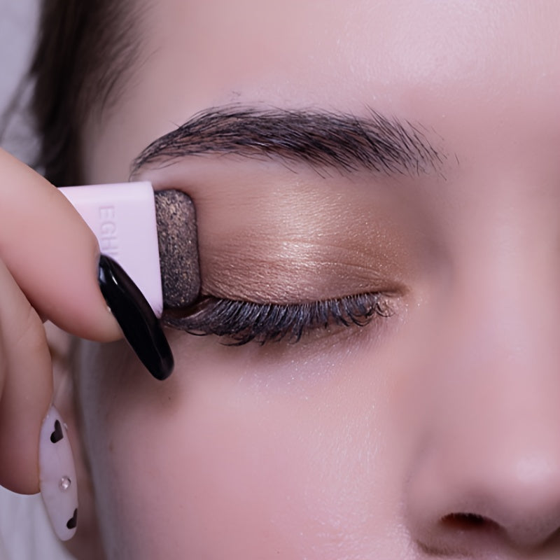 Paleta de sombras de ojos de doble tono con brillo para mujer, 5-8 tonos, a prueba de agua, de larga duración