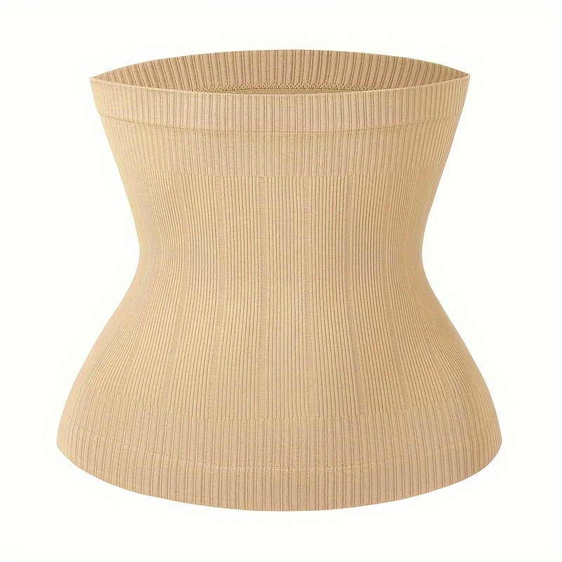 Women's Postpartum Belly Support Belt Breathable High Elasticity Tummy Control Black