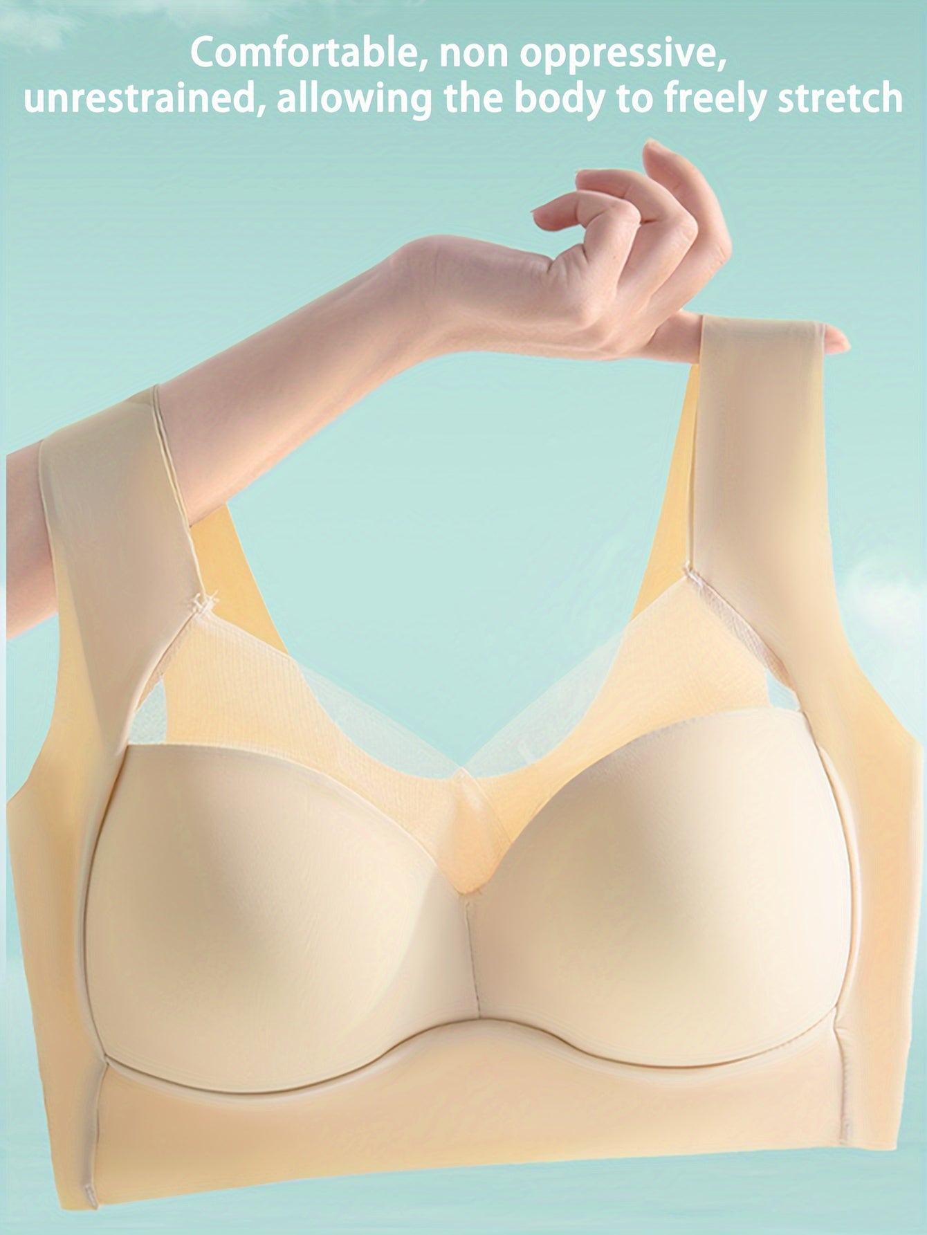 Women's Wirefree Yoga Bralettes Set Soft Breathable Stretch Backless Bras