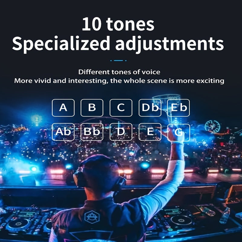 Real-Time Voice Changer Microphone for Gaming and Streaming Black